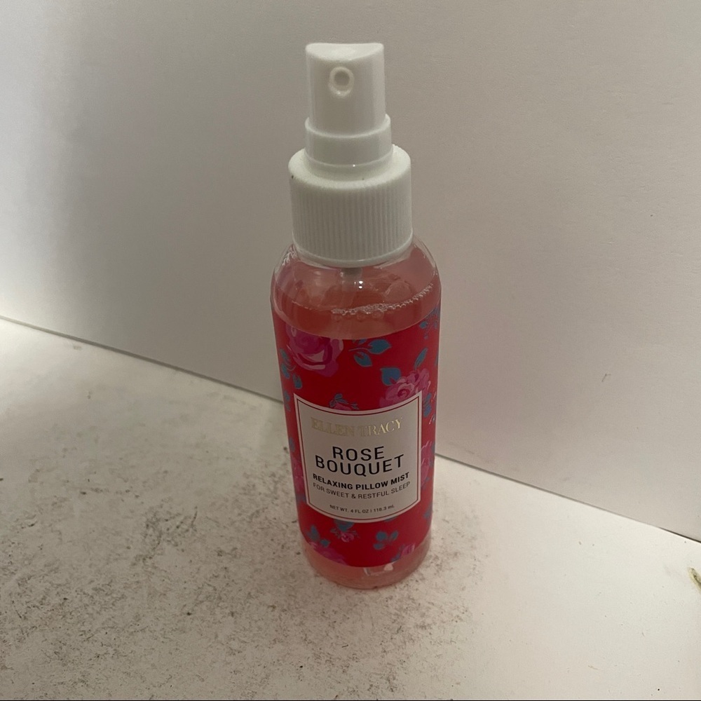 Ellen Tracy Rose Bouquet Relaxing Pillow Mist For Restful Sleep HTF